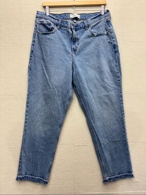 Abercrombie & Fitch | 90s straight mid rise Jeans in Light Blue curve 32 S 32s